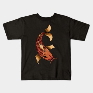 Koi Fish Drawing Kids T-Shirt